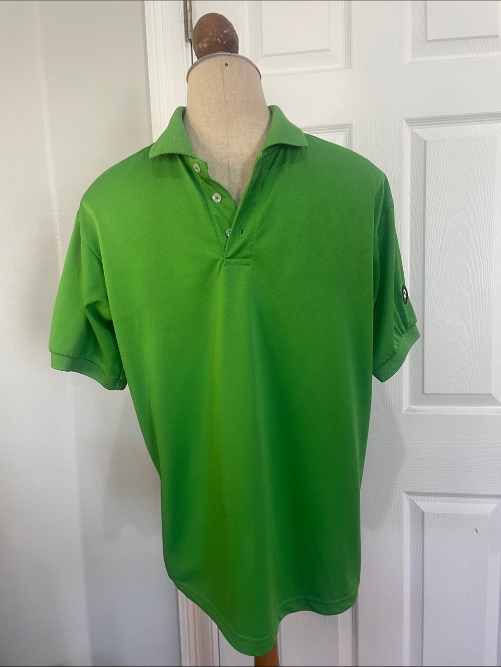 Green Short-Sleeve performance Polo Shirt Publix unisex adult men women size S